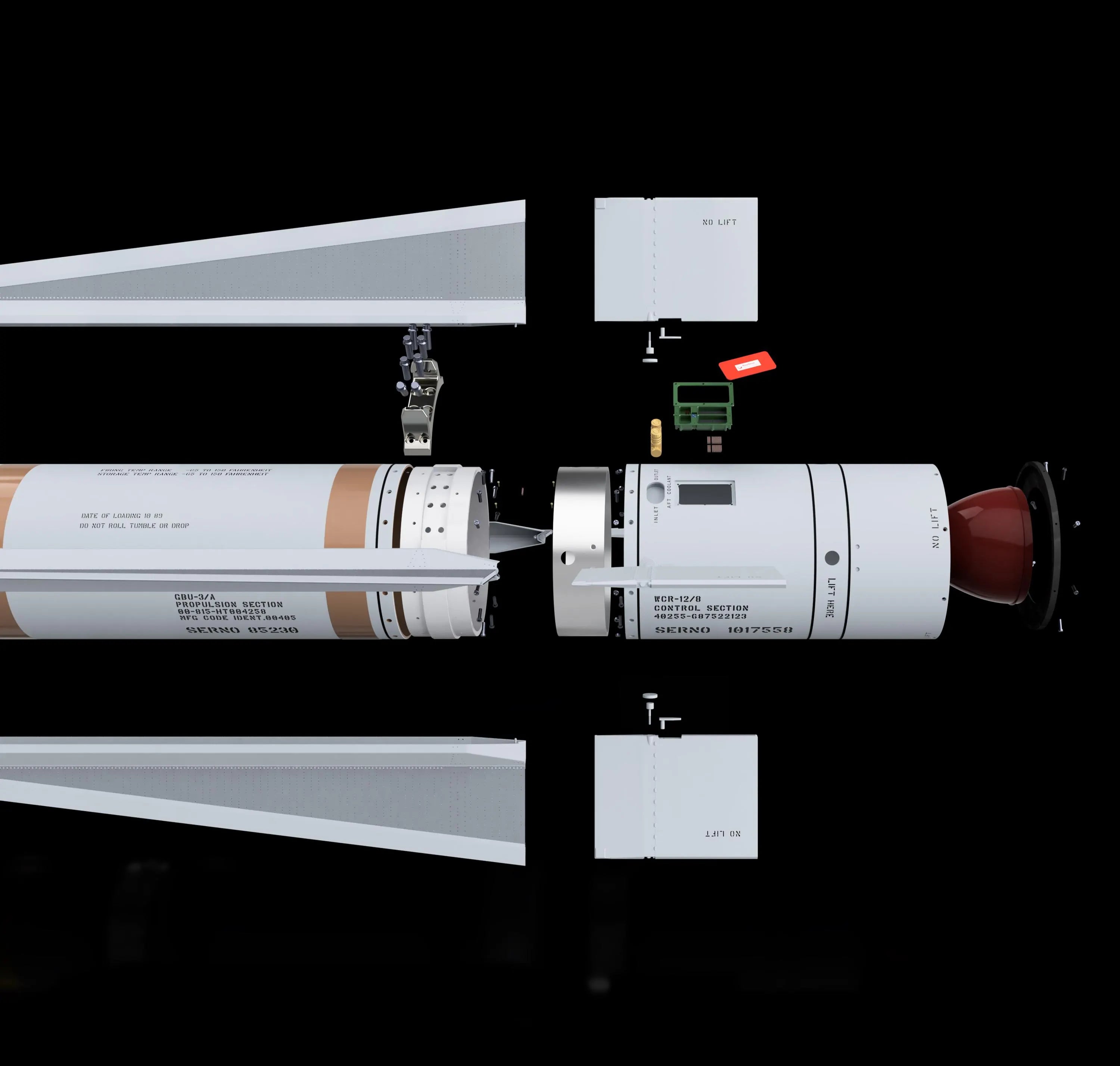 AIM-54C Missile Inert Replica 1:1 Size (Scalable)