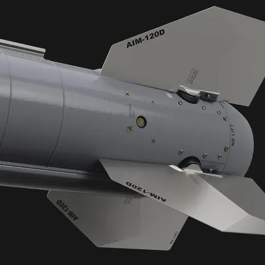 AIM-120C/D AMRAAM Missile Inert Replica 1:1 Size (Scalable)