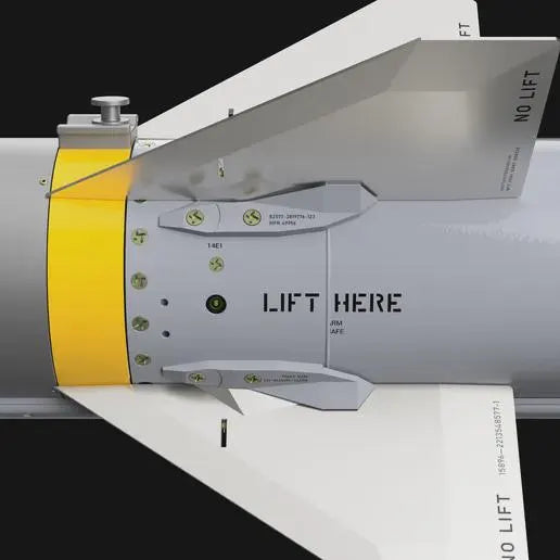 AIM-120C/D AMRAAM Missile Inert Replica 1:1 Size (Scalable)