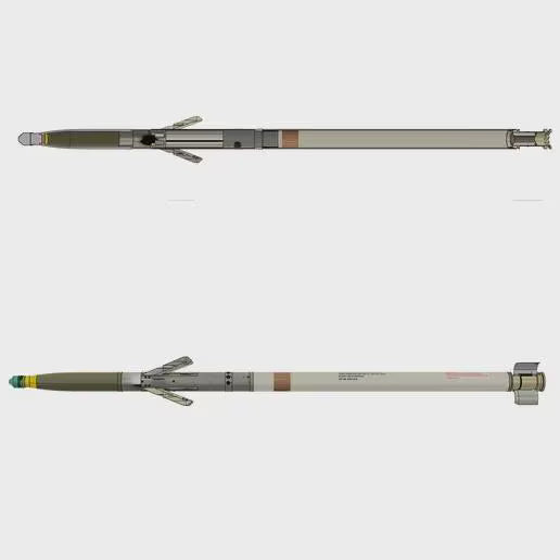 Hydra 70 - APKWS Missile Inert Replica 1:1 Size (Scalable)
